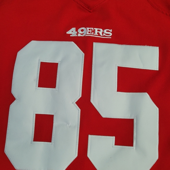 Nike San Francisco 49ers Vernon Davis Nike Stitched Authentic Jersey Size 52 - Picture 3 of 8